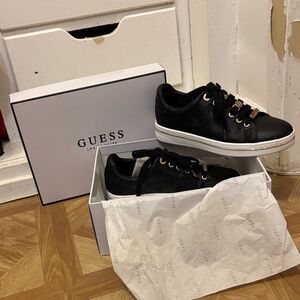 Guess Black and Gold Casual Sneakers